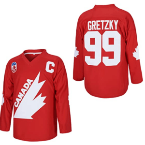 Gretzky Labatt Team Coupe Canada Cup Men Ice Hockey Jersey Adult Stitched Red