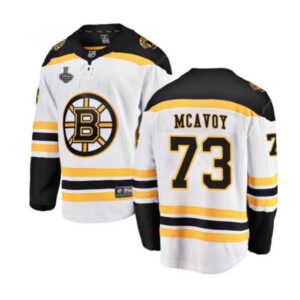 Charlie McAvoy – Boston Bruins Reebok NHL Away Jersey – White