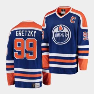 Edmonton Oilers Wayne Gretzky Blue Jersey