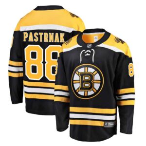 David Pastrnak – Boston Bruins Reebok NHL Home Jersey – Black