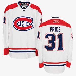 Men’s Montreal Canadiens Road White Carey Price Jersey