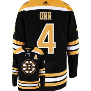 Bobby Orr – Boston Bruins Reebok NHL Home Jersey – Black
