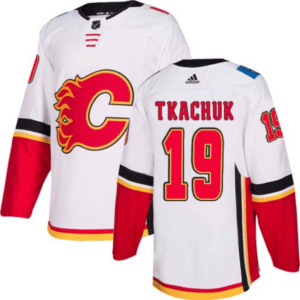 Matthew Tkachuk – Calgary Flames Adidas NHL Away Jersey – White