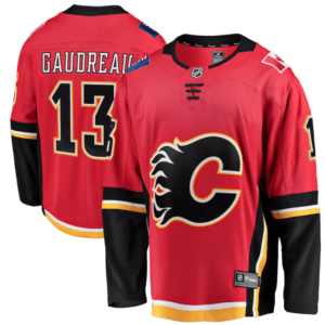 Johnny Gaudreau  – Calgary Flames Adidas NHL Home Jersey – Red