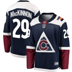  Nathan MacKinnon – Colorado Avalanche Adidas NHL Home Jersey – Navy