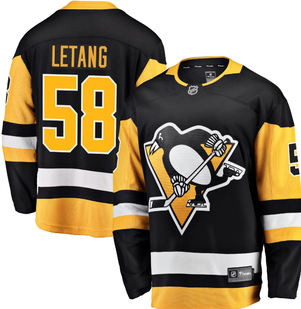 2016 Pittsburgh Penguins Kris Letang Hockey Jerseys Home Black White 2016 New  Alternate #58 Gold Kris Letang Stitched Jerseys - AliExpress