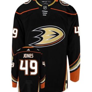 MAX JONES ANAHEIM DUCKS ADIDAS AUTHENTIC HOME NHL HOCKEY JERSEY