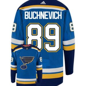 PAVEL BUCHNEVICH ST. LOUIS BLUES ADIDAS AUTHENTIC HOME NHL HOCKEY JERSEY