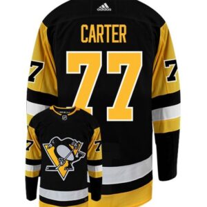 JEFF CARTER PITTSBURGH PENGUINS ADIDAS AUTHENTIC HOME NHL HOCKEY JERSEY