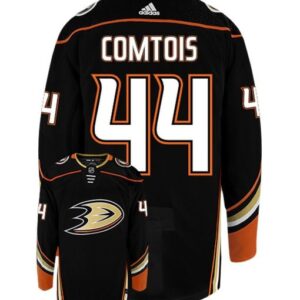 MAXIME COMTOIS ANAHEIM DUCKS ADIDAS AUTHENTIC HOME NHL JERSEY