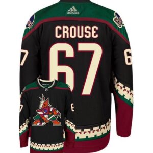 LAWSON CROUSE ARIZONA COYOTES ADIDAS AUTHENTIC HOME NHL JERSEY