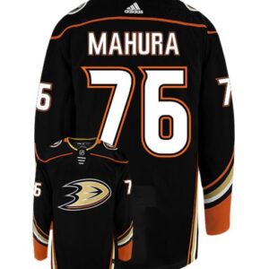 JOSH MAHURA ANAHEIM DUCKS ADIDAS AUTHENTIC HOME NHL JERSEY