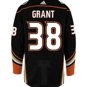 DEREK GRANT ANAHEIM DUCKS ADIDAS AUTHENTIC HOME NHL HOCKEY JERSEY