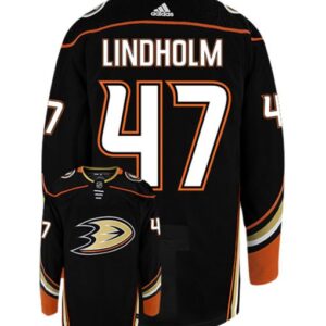 HAMPUS LINDHOLM ANAHEIM DUCKS ADIDAS AUTHENTIC HOME NHL HOCKEY JERSEY