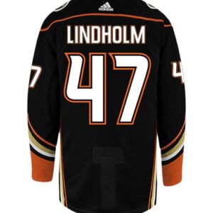 HAMPUS LINDHOLM ANAHEIM DUCKS ADIDAS AUTHENTIC HOME NHL HOCKEY JERSEY