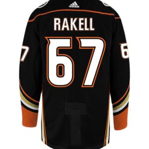 RICKARD RAKELL ANAHEIM DUCKS ADIDAS AUTHENTIC HOME NHL HOCKEY JERSEY