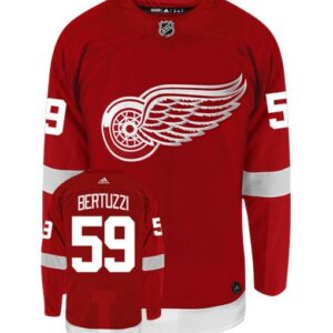 TYLER BERTUZZI DETROIT RED WINGS ADIDAS AUTHENTIC HOME NHL JERSEY