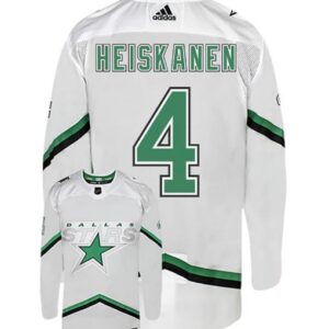 MIRO HEISKANEN DALLAS STARS REVERSE RETRO ADIDAS AUTHENTIC NHL HOCKEY JERSEY