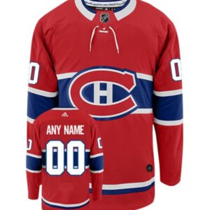 MONTREAL CANADIENS ADIDAS AUTHENTIC HOME NHL HOCKEY JERSEY