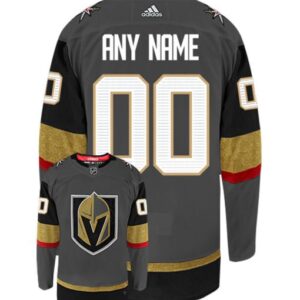 GOLDEN KNIGHTS LAS VEGAS ADIDAS AUTHENTIC HOME NHL HOCKEY JERSEY