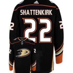 KEVIN SHATTENKIRK ANAHEIM DUCKS ADIDAS AUTHENTIC HOME NHL HOCKEY JERSEY