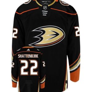 KEVIN SHATTENKIRK ANAHEIM DUCKS ADIDAS AUTHENTIC HOME NHL HOCKEY JERSEY