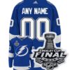 TAMPA BAY LIGHTNING'S ADIDAS AUTHENTIC HOME NHL HOCKEY JERSEY