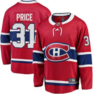 Carey Price Montreal Canadiens Fanatics Branded Breakaway Player Jersey – Red