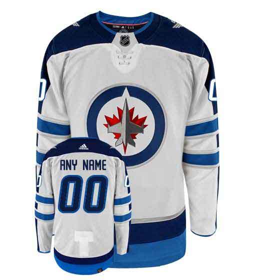 Customizable Winnipeg Jets Adidas 2022 Primegreen Reverse Retro Authentic NHL Hockey Jersey