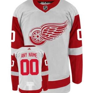 DETROIT RED WINGS ADIDAS PRIMEGREEN AUTHENTIC AWAY NHL HOCKEY JERSEY